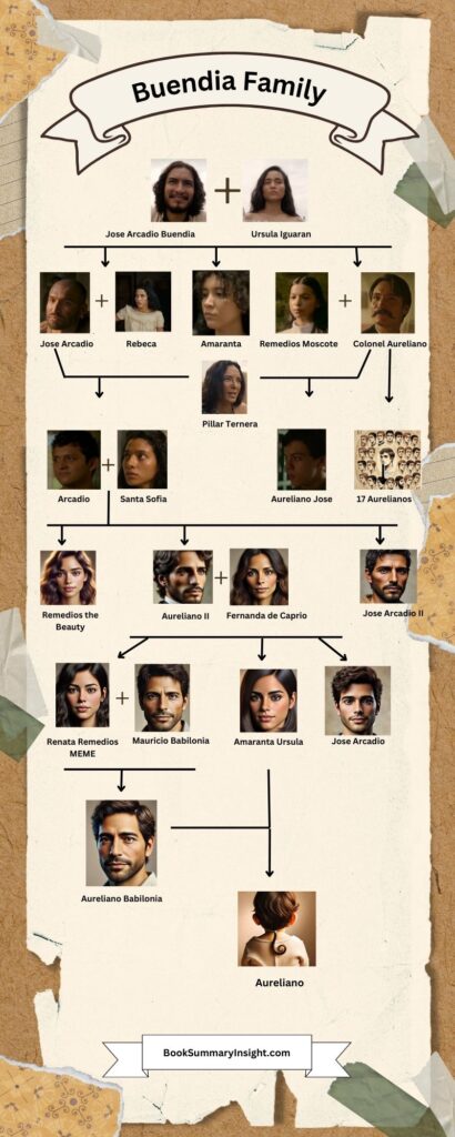 One Hundred Years of Solitude family tree